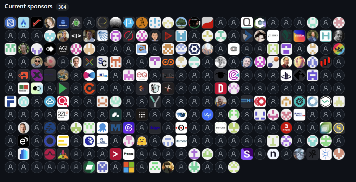 WiX Toolset 304 GitHub Sponsors