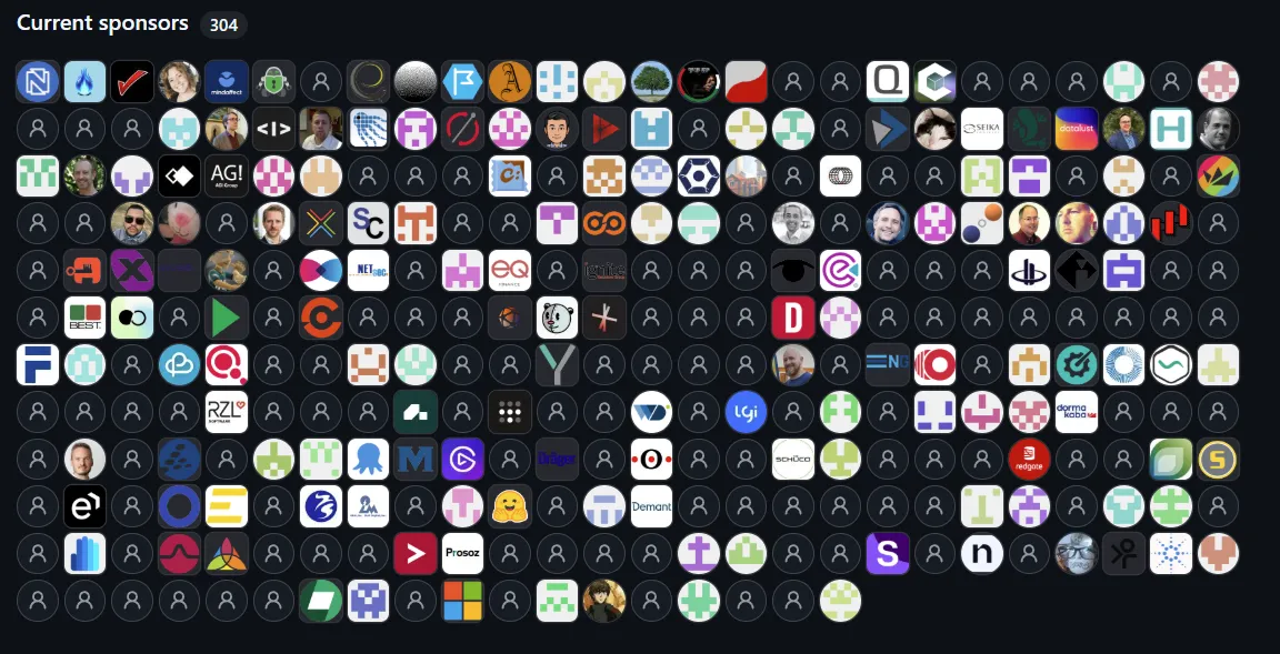 WiX Toolset 304 GitHub Sponsors